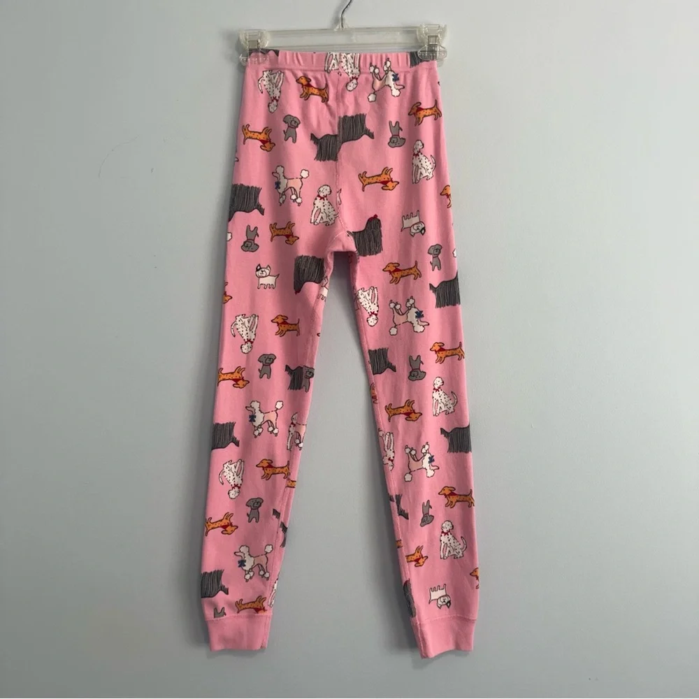 Hanna Andersson Girls Pajamas Set Size 10(140‎ cm) Dogs Print Pink